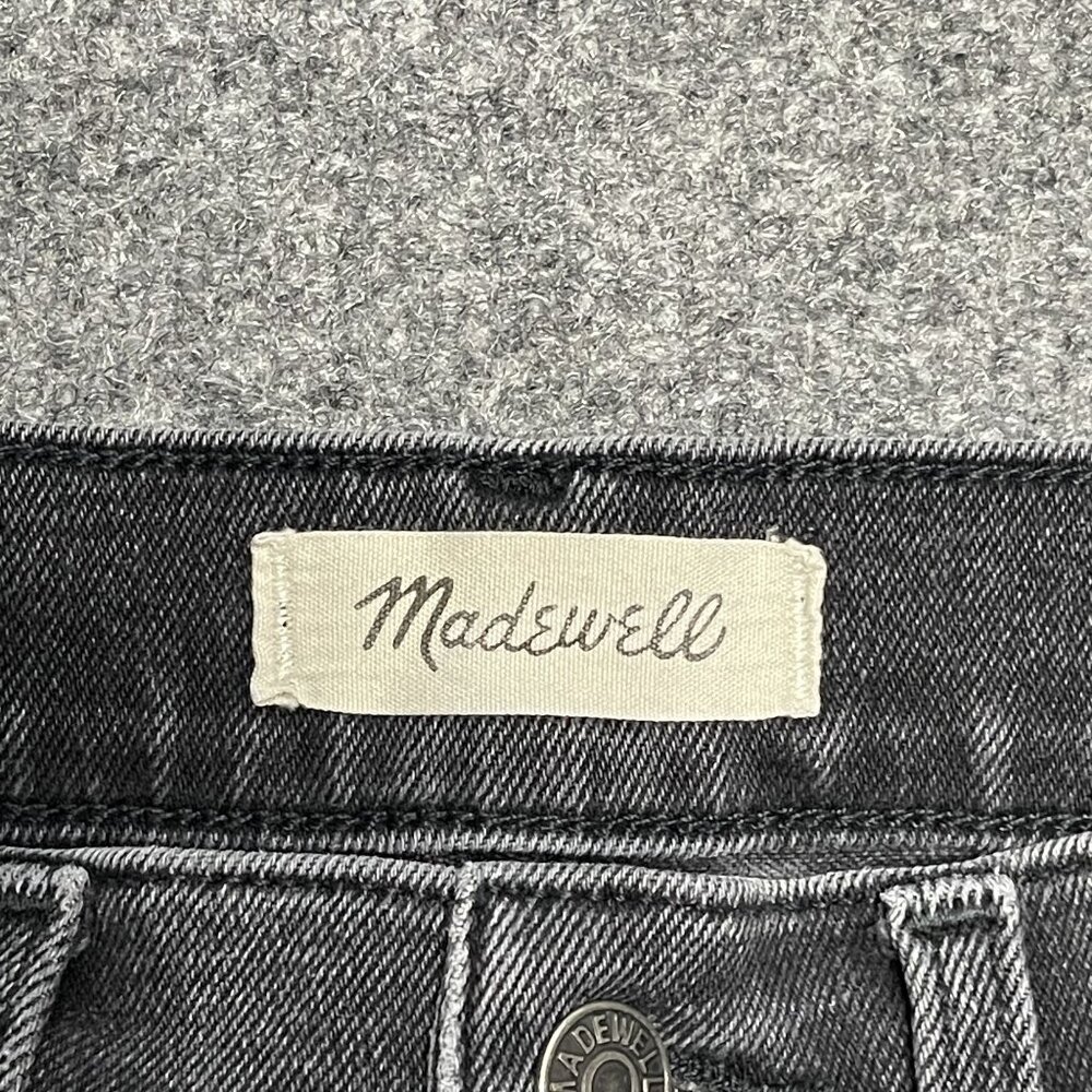 Madewell Womens The Perfect Vintage Jean Black Denim Straight Leg Size 24 - Picture 2 of 8